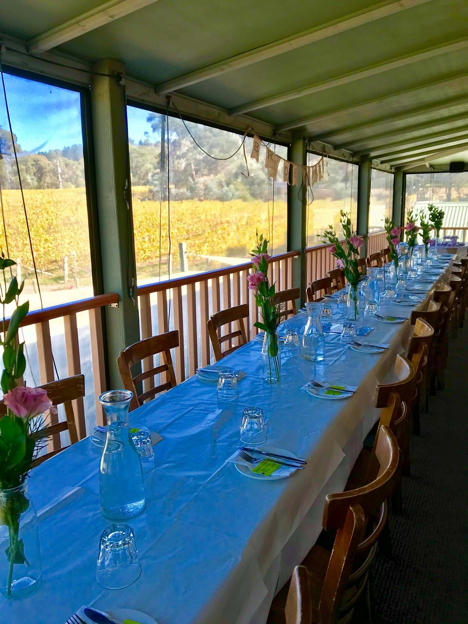Upstairs function area Gisborne Peak